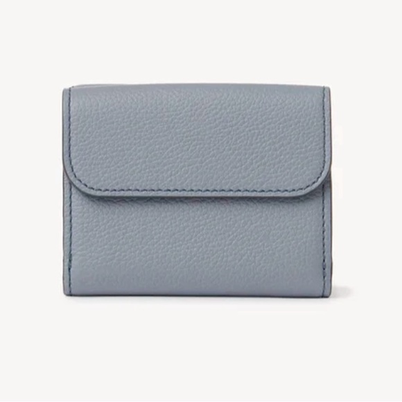 Chloe Marcie Small Tri-fold in Storm Blue NWT Wallet - Picture 2 of 12